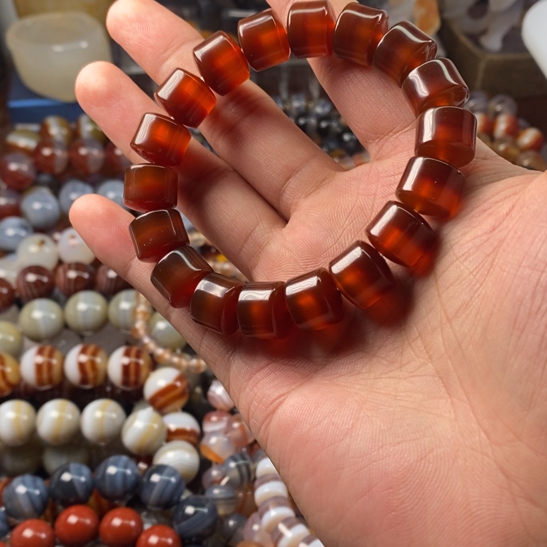 玛瑙/玉髓手链未镶嵌╰****