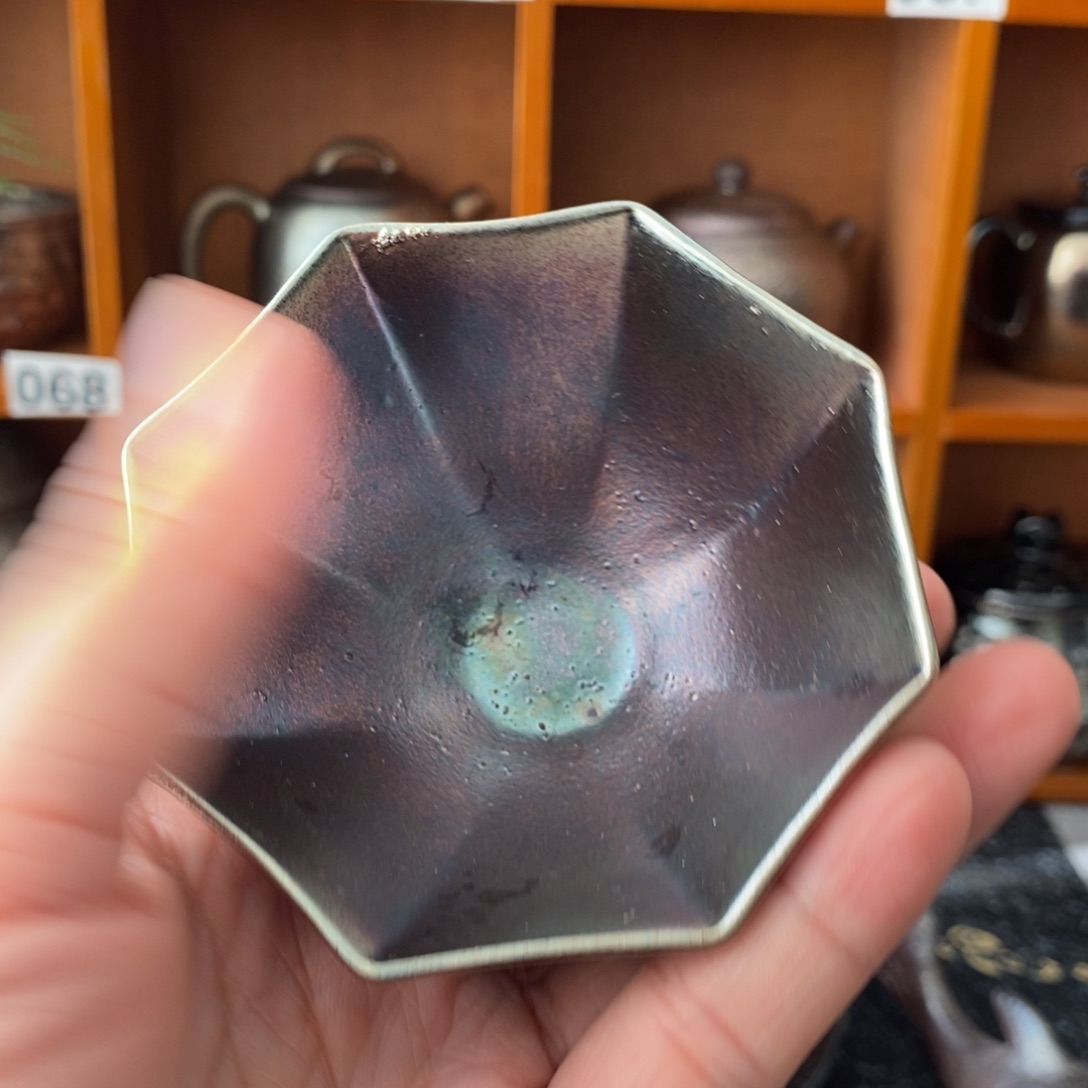 用***9建水紫陶柴烧茶器