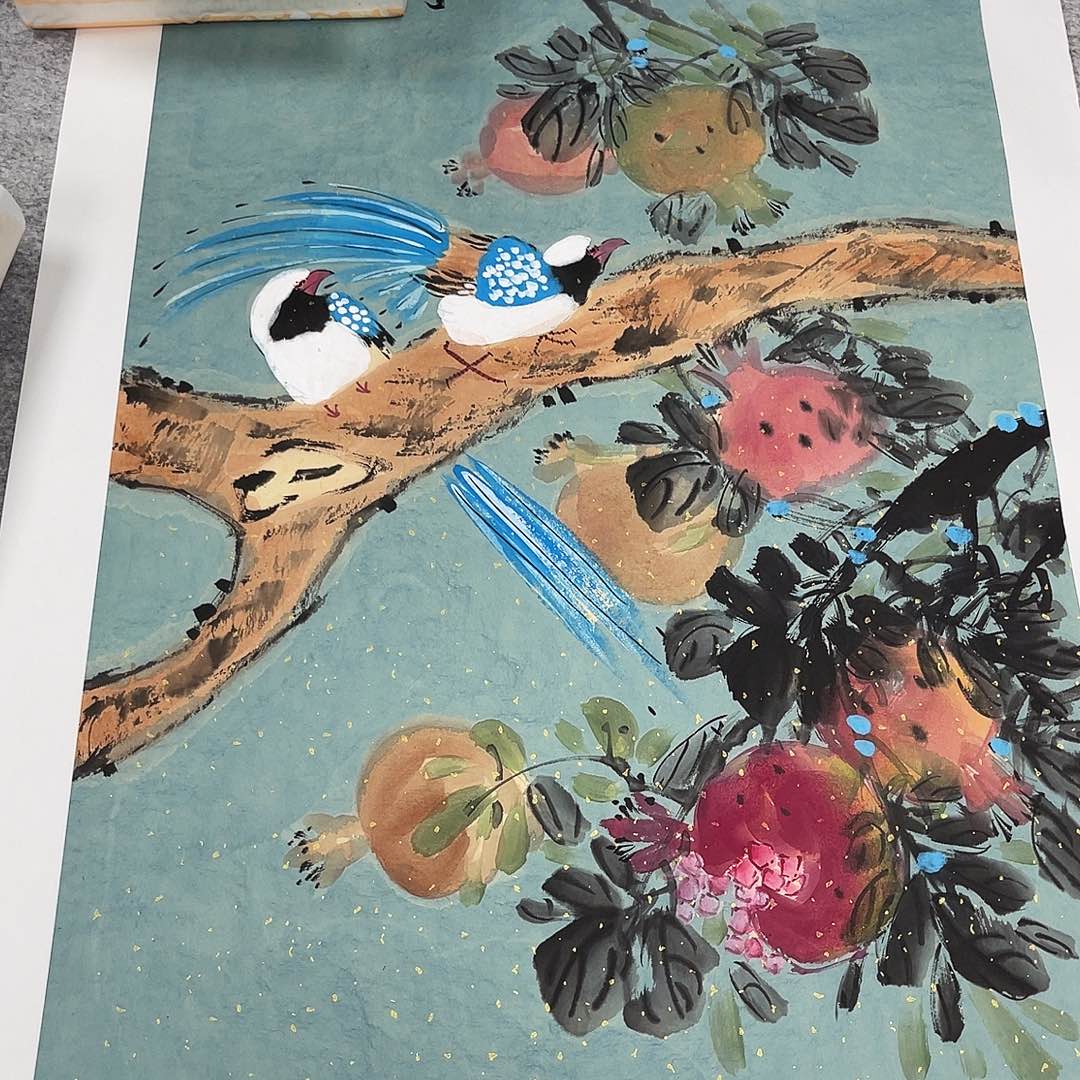 绘画韩江书画 天悦 蔡老师