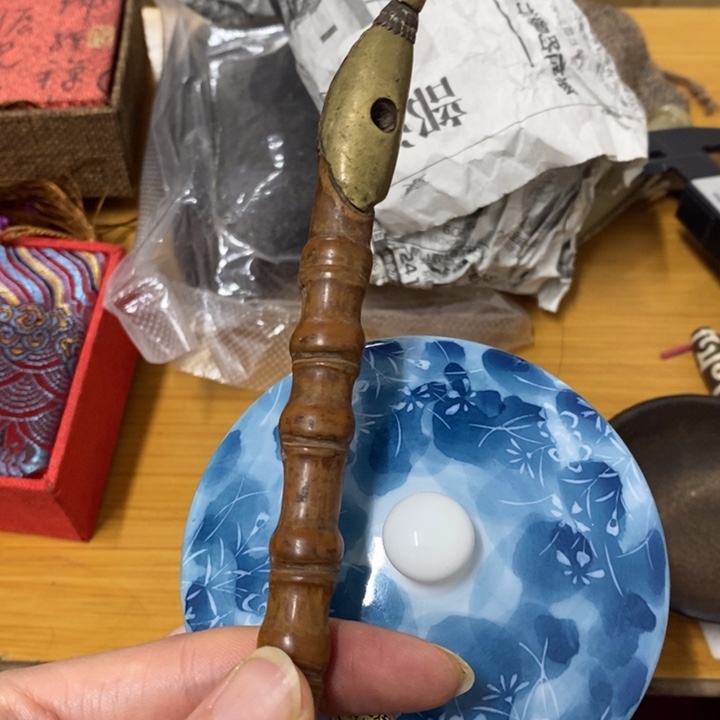 摆件中古工艺品一件