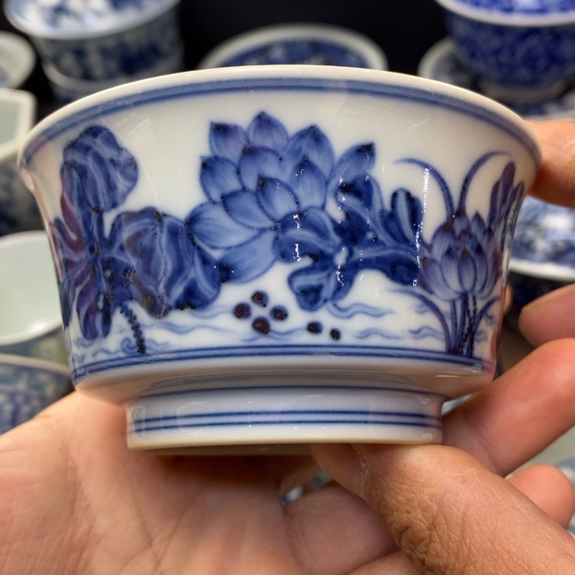 【闪购商品】景德镇青花主人杯