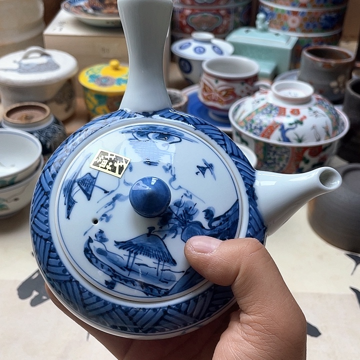 雨***声瓷片002 一人直播，看品直播间说序号