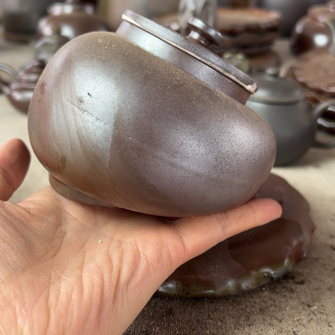 贵台龙窑柴烧茶壶A90