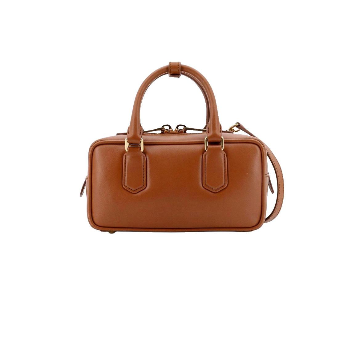 时尚百搭真皮光球女包 缪 平面 0143 MQ MBLQ 棕色