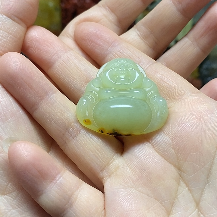 岫玉未镶嵌吊坠(赠链)