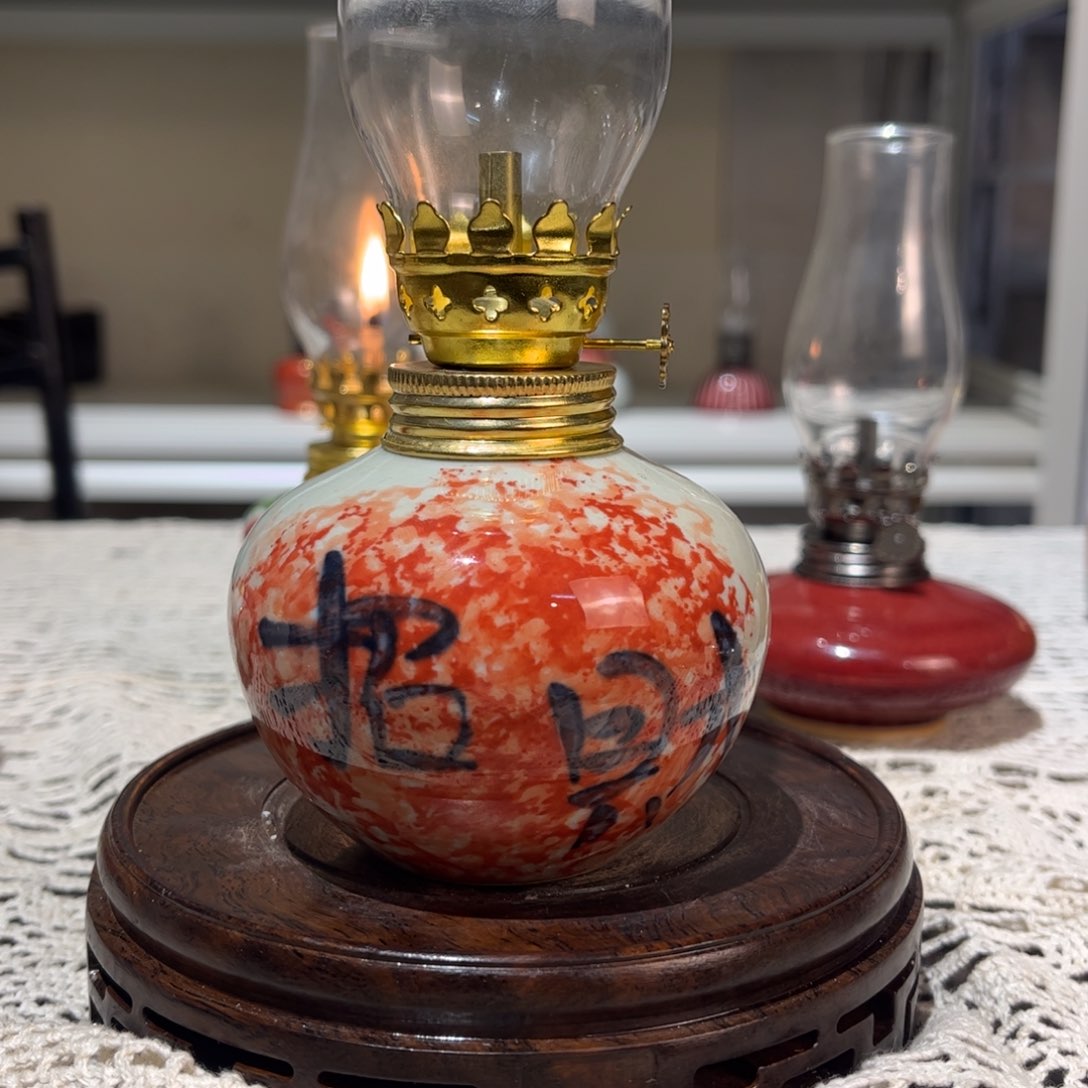 摆件景德镇陶瓷香薰灯