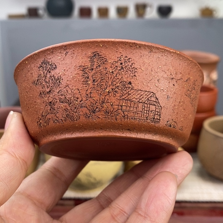 紫砂茶杯宜兴紫砂主人杯