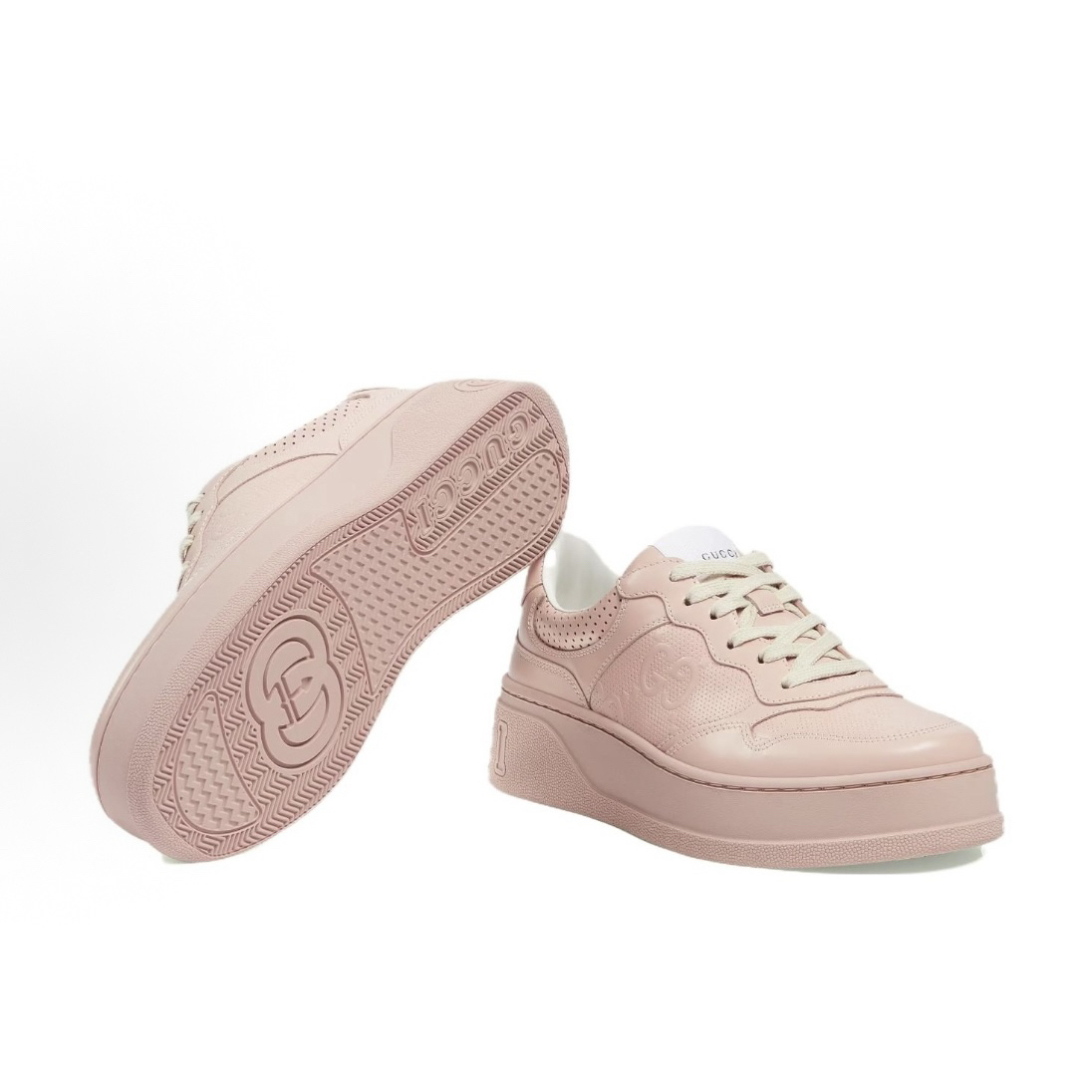 未使用 GUCCI/古驰 古驰粉色饼干鞋