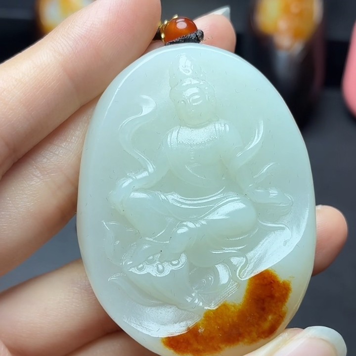 和田玉玉石挂件N1113拍一发一