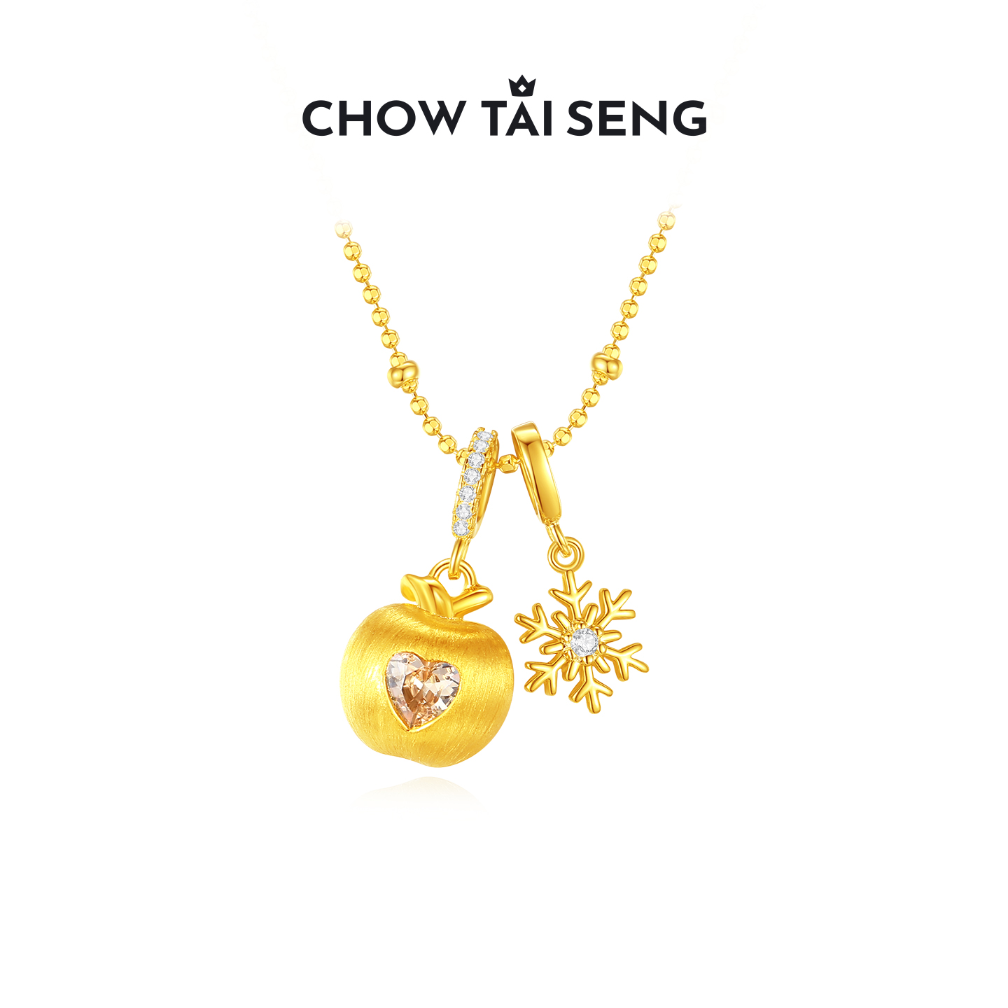 Chow Tai Seng/周大生 坠链均925银 心愿苹果雪伴苹安S0N301909CH
