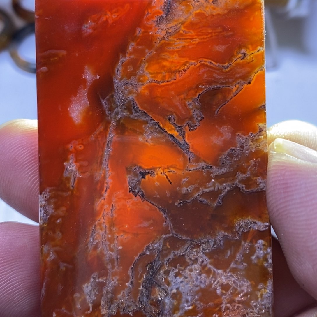 玛瑙/玉髓吊坠(赠链)未镶嵌天**因