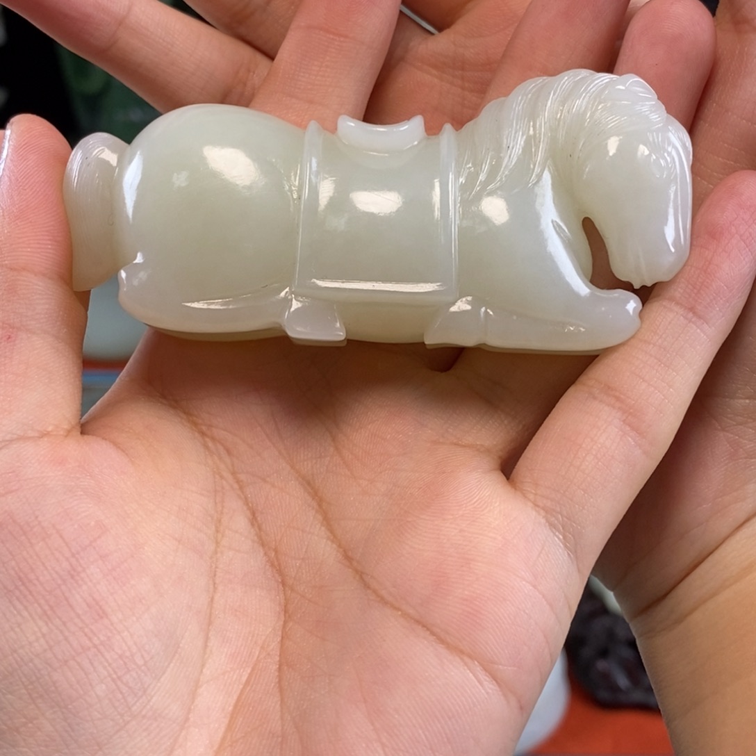 天***狼和田玉未镶嵌挂件