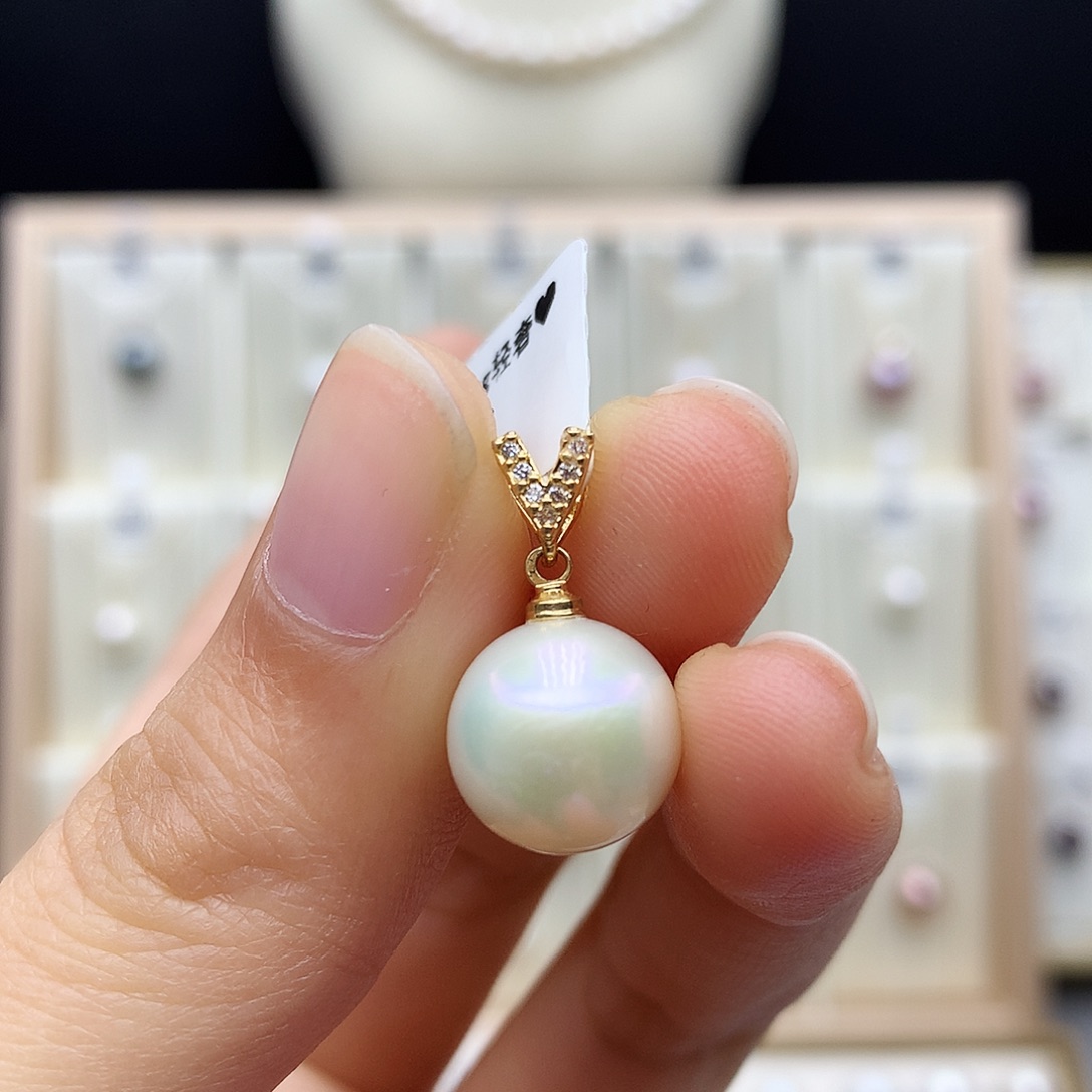 颈饰淡水珍珠合金