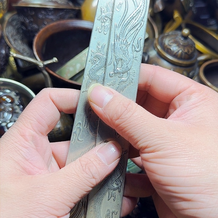 铜器摆件收收藏藏