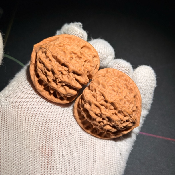 973全品无修仙台山公子金牛狮子头文玩核桃尺寸:边41肚38高39