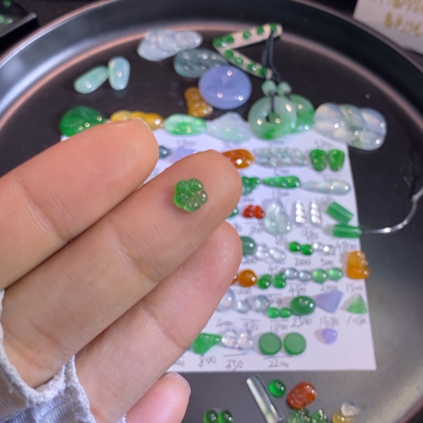【闪购商品】翡翠未镶嵌挂件花