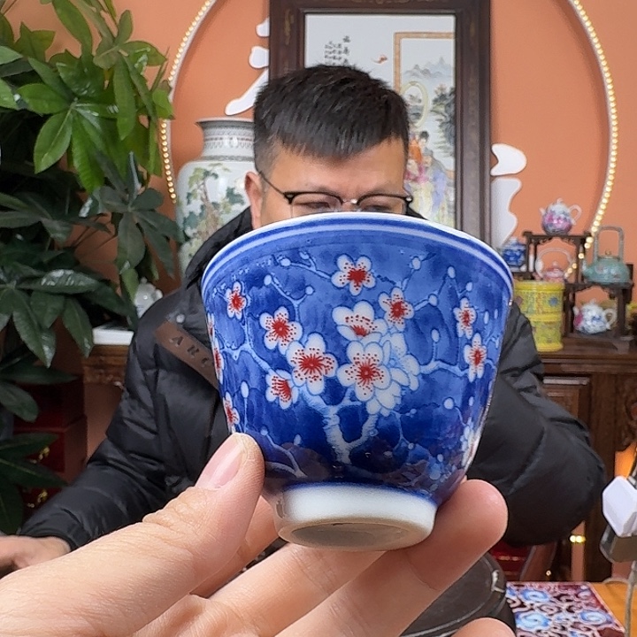 陶摆件景德镇陶瓷手工杯子