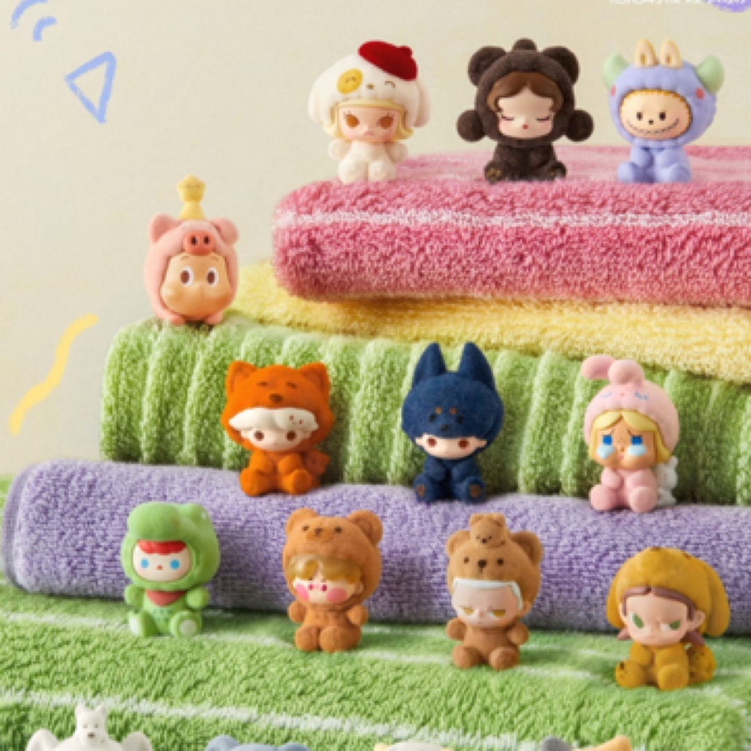 （主播代拆）平拆泡泡植绒睡衣派对系列萌粒盲盒盲袋可爱礼物推荐