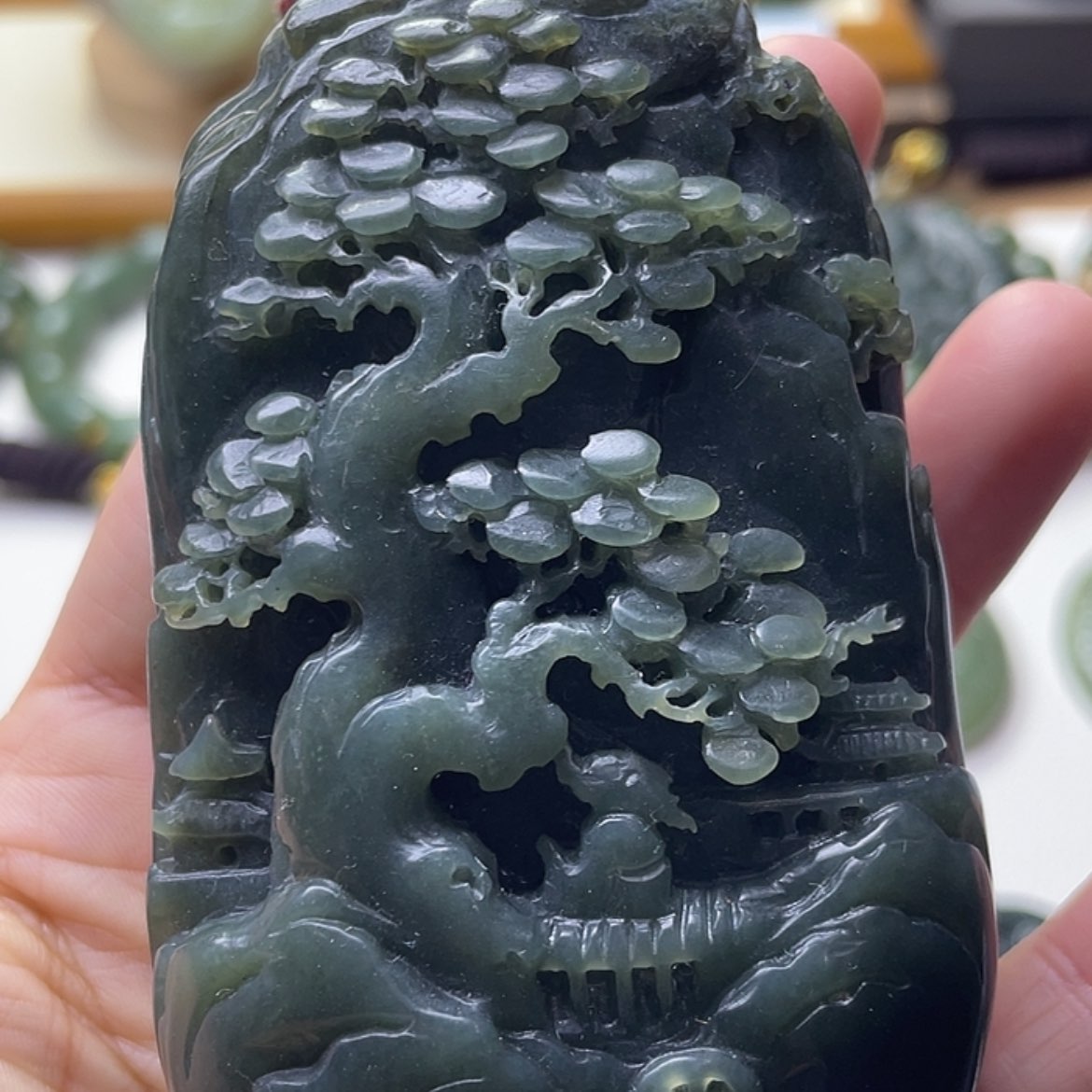 【闪购商品】和田玉手把件未镶嵌