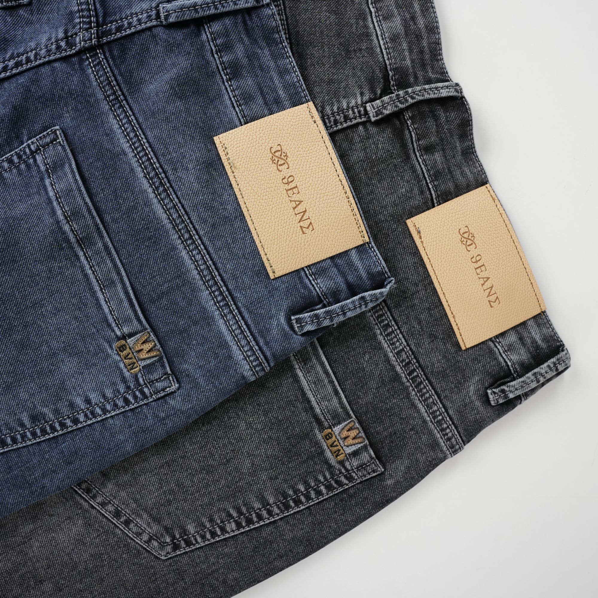 1570复古水洗做旧牛仔裤男春秋新款韩版潮流直筒裤休闲大码弹力