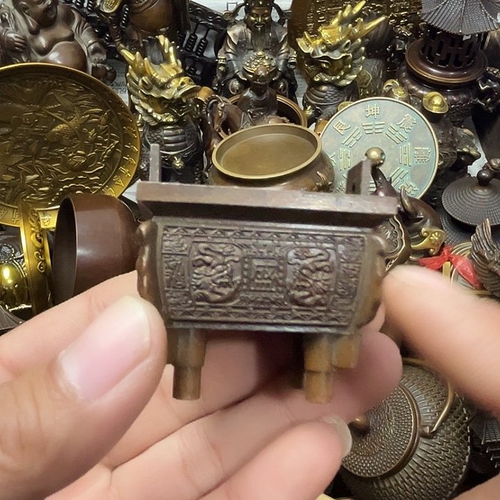 顺顺利利，铜器摆件