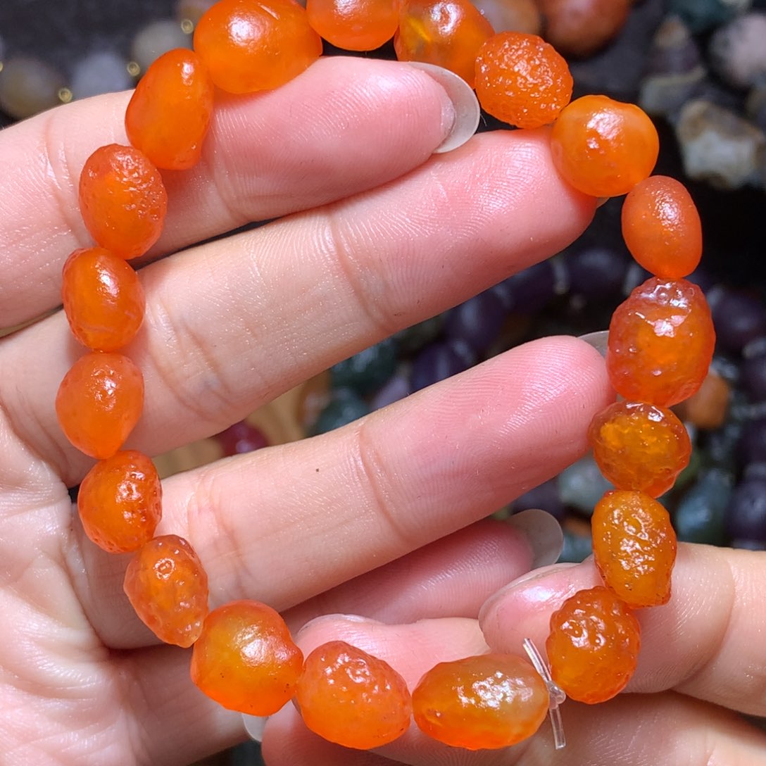 未镶嵌玛瑙/玉髓珠宝半成品