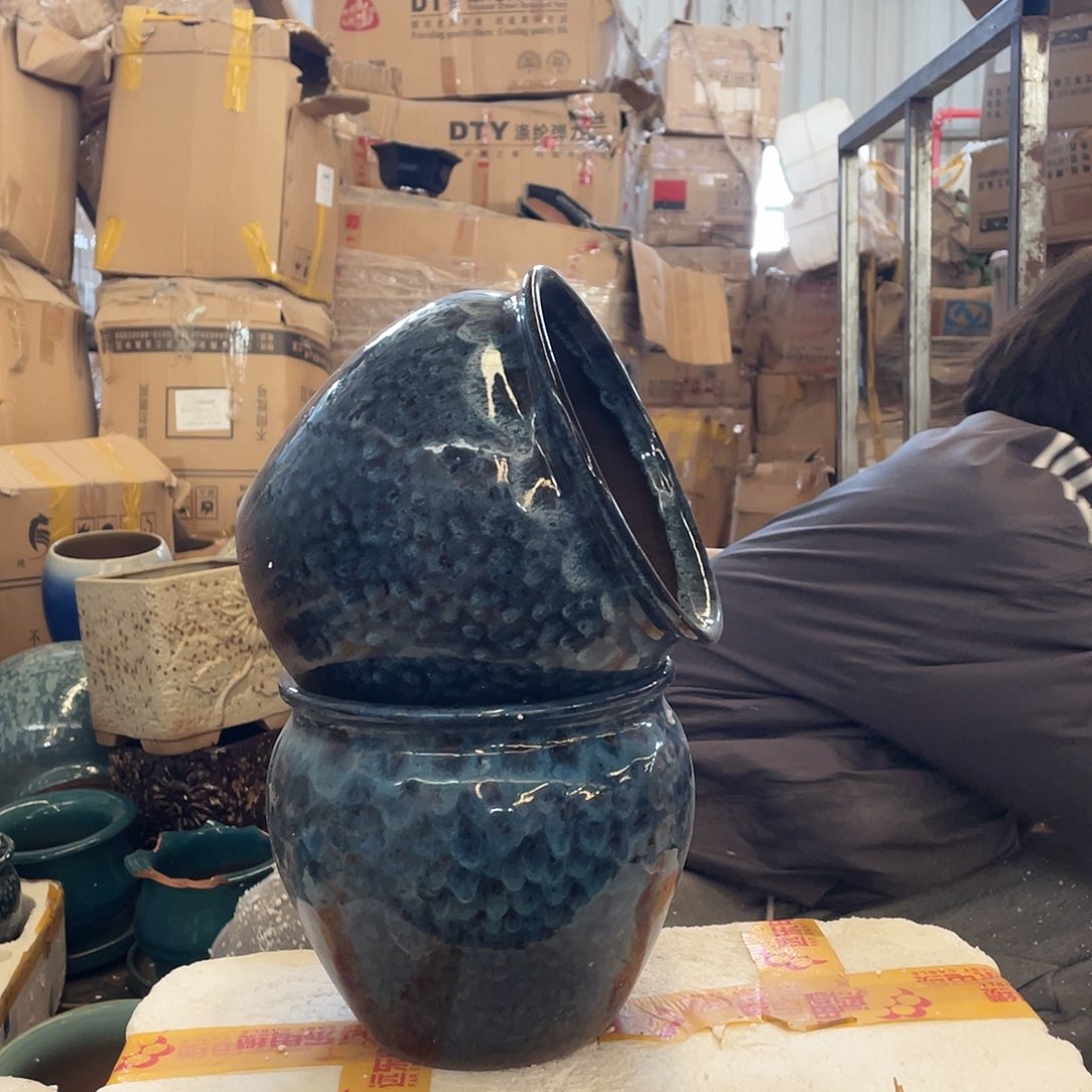 红陶宜兴紫砂花盆