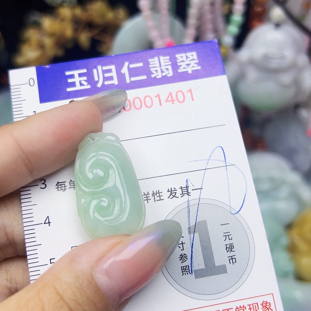 翡翠未镶嵌吊坠(不含链)111