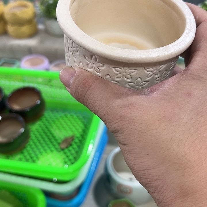 微瑕陶瓷花盆满9.9发
