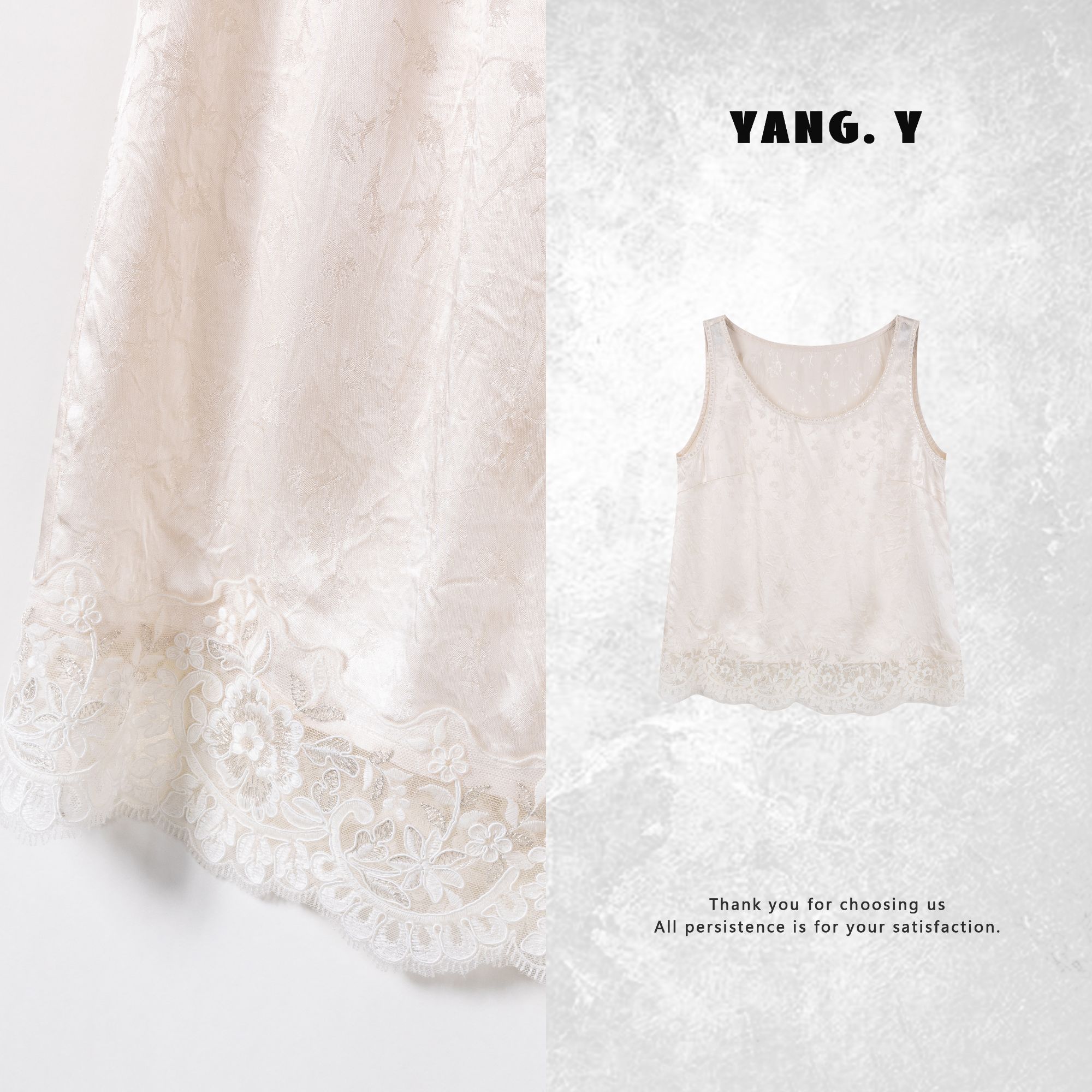 YANG.Y- 深圳原创新中式国风女装醋酸25ss夏上衣背心50326