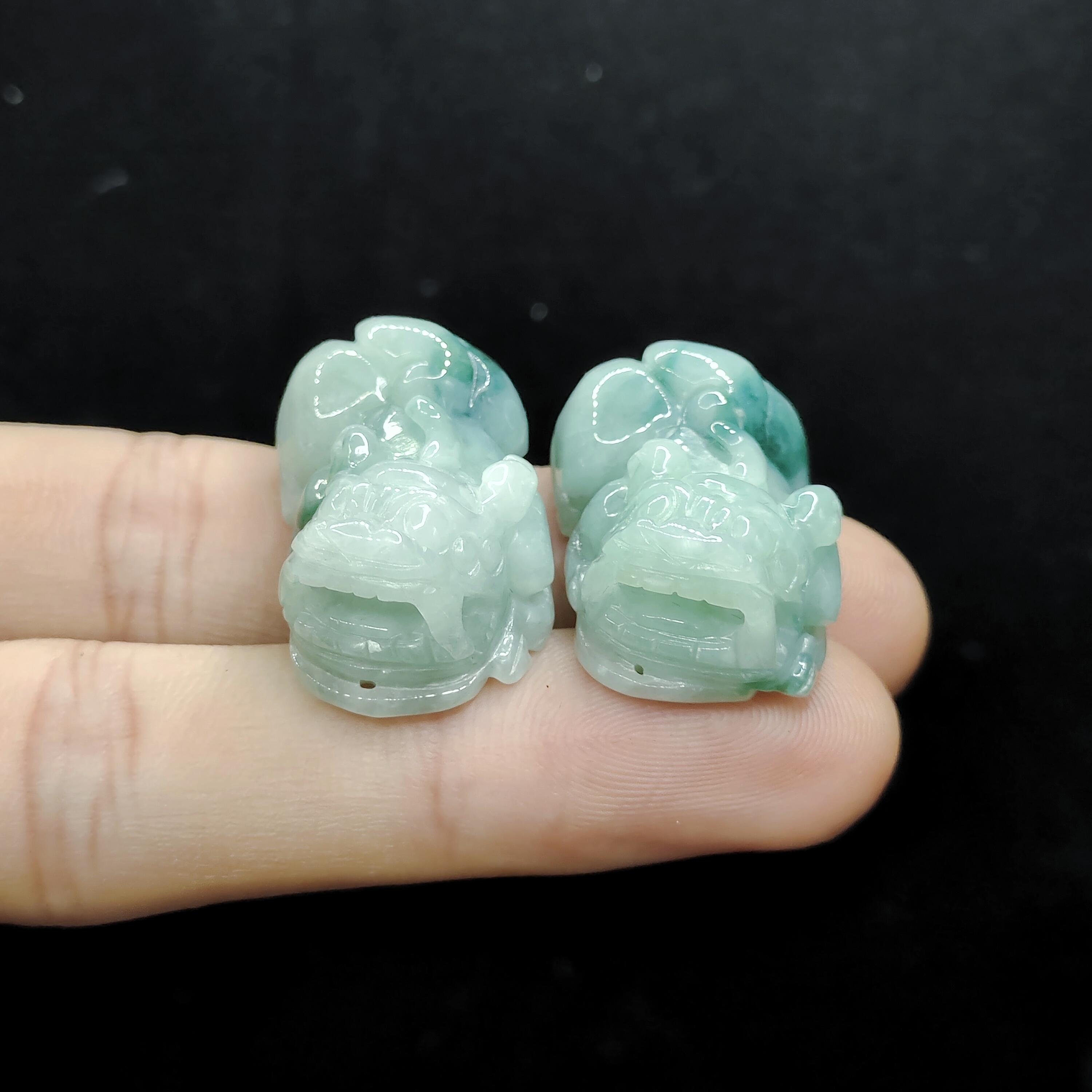 【老三珠宝】翡翠貔貅吊坠赠绳子SY06【多样性发其一】约28-16-12mm