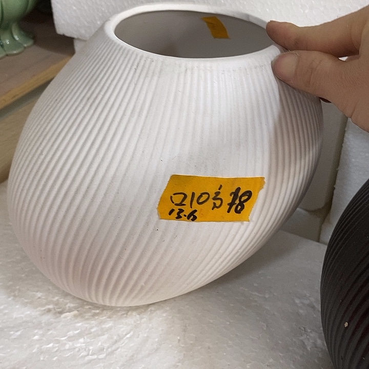 陶摆件陶盆有孔 瑕疵介意勿拍