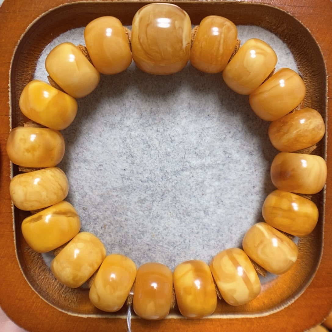 蜜蜡手串未镶嵌蜜蜡手串