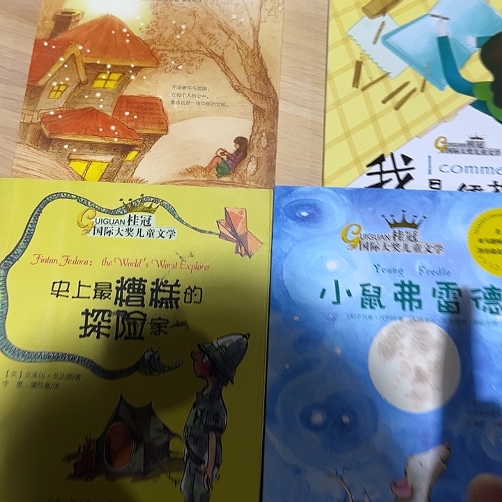 桂冠儿童大量小说4本