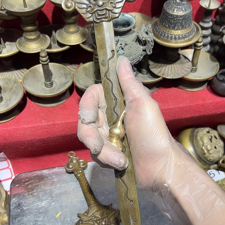 疯***夏黄铜摆件工艺品摆件