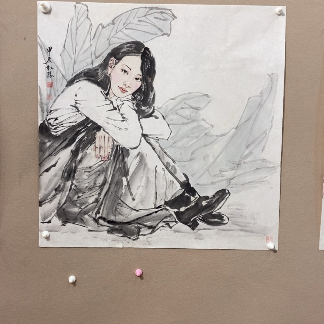 【闪购商品】国画大***水墨鱼精品墨鱼精品