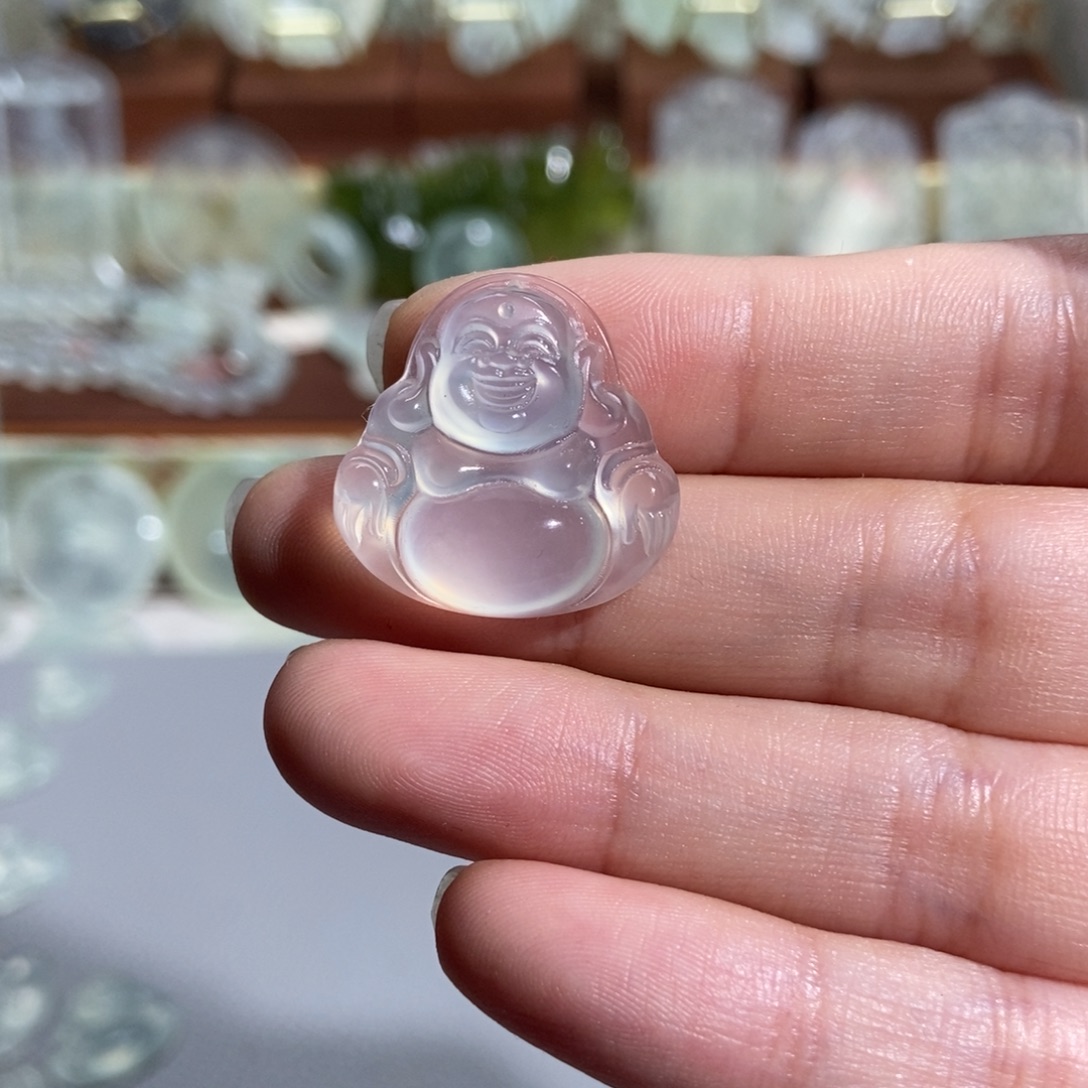 A***1蛇纹石玉未镶嵌颈饰