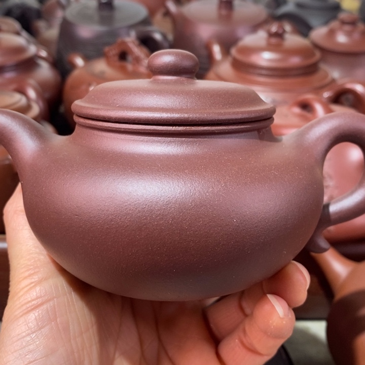 紫砂茶壶微瑕处理一把