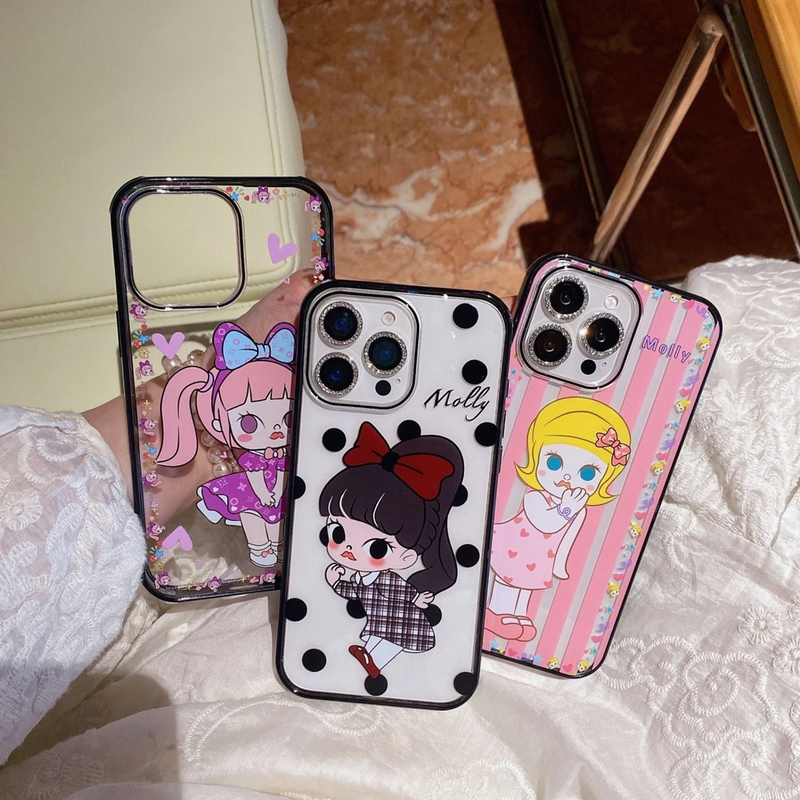 Molly莫莉四角防摔适用iphone16promax苹果15手机壳日系卡通可爱