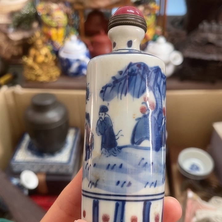 瓷中古工艺品摆件