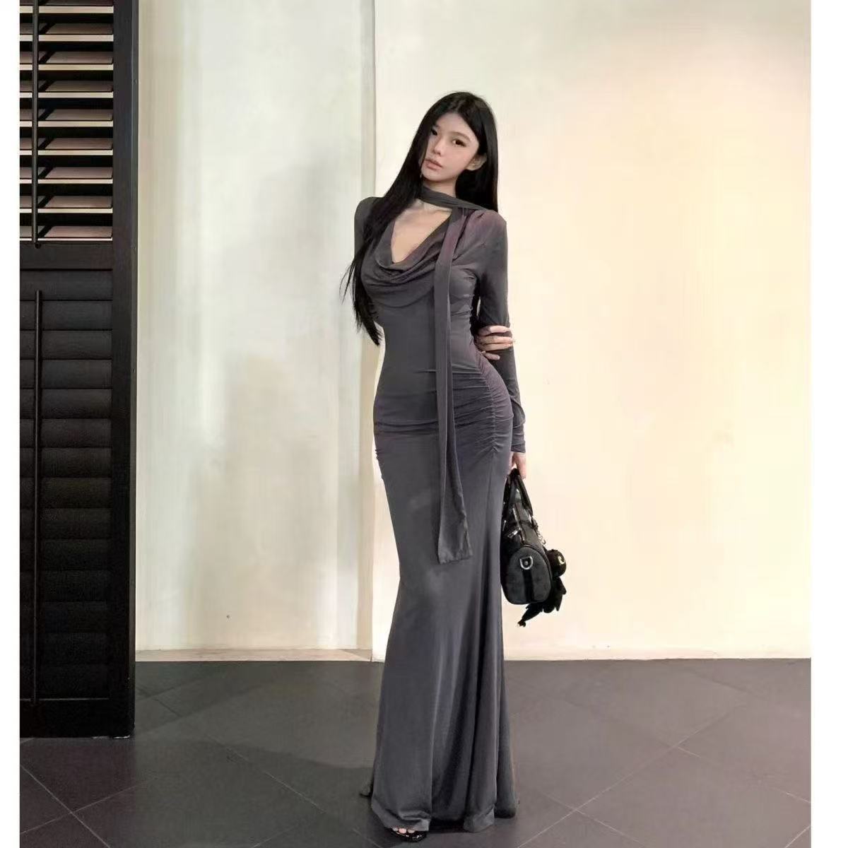 大惠子 显瘦连衣裙