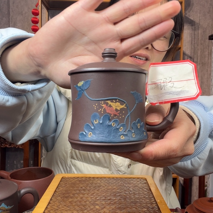 茶杯紫砂原矿紫砂杯