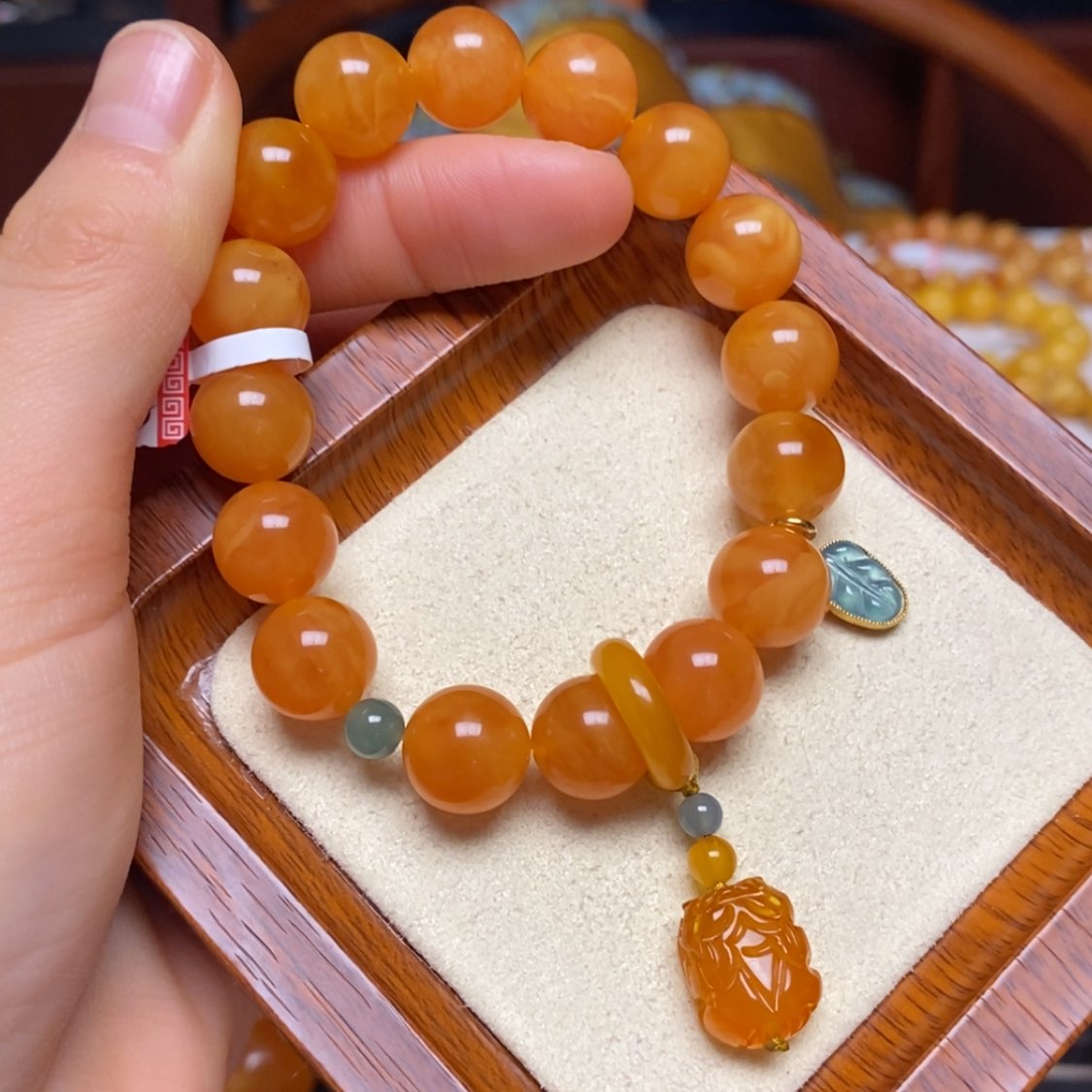 【闪购商品】蜜蜡手链未镶嵌手串