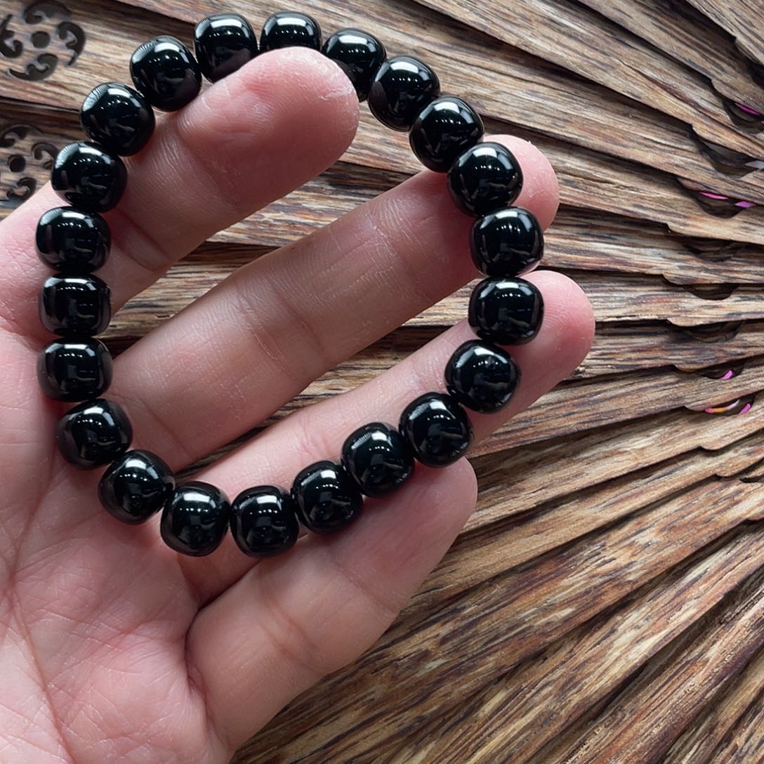 和田玉手串未镶嵌9.10老型