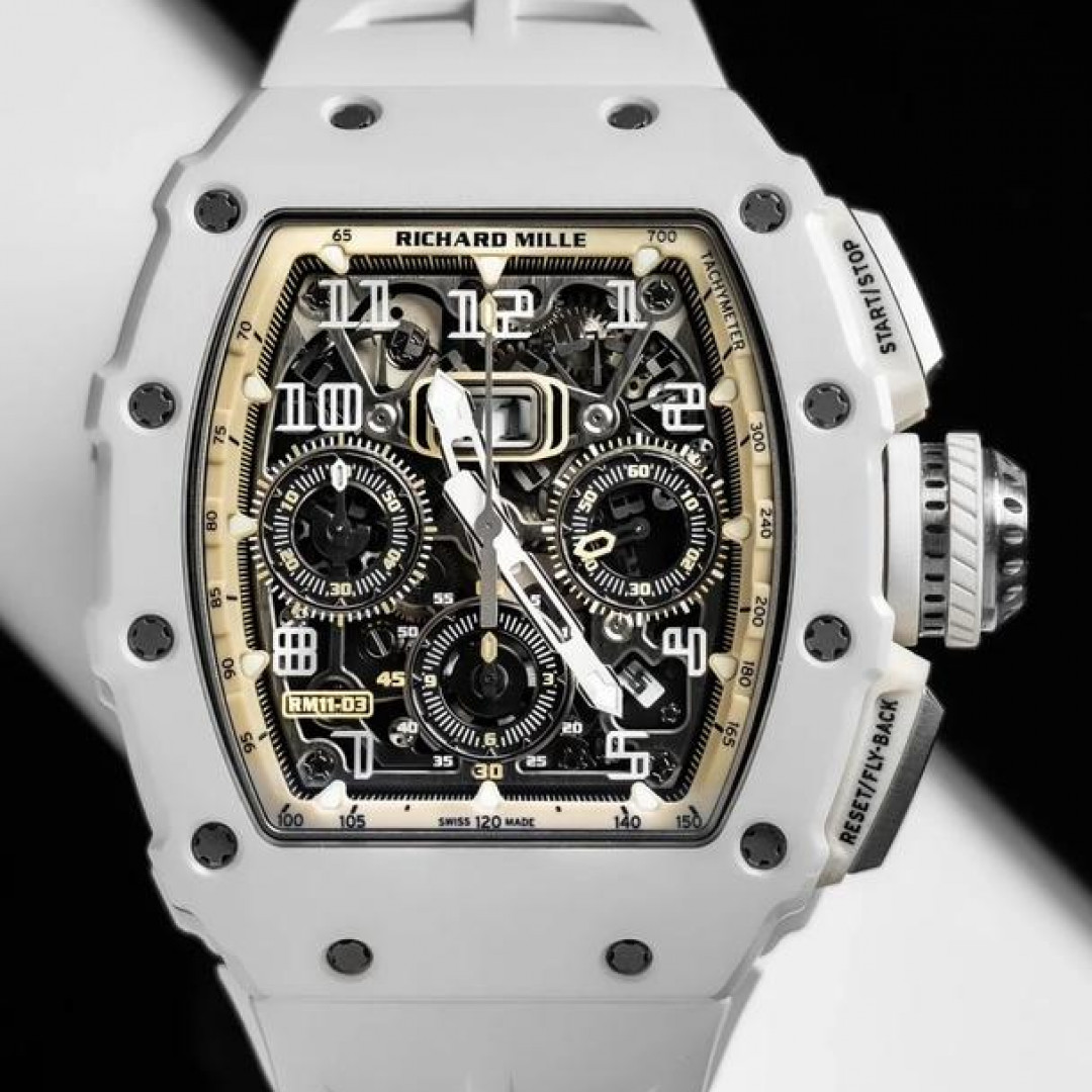 99新 Richard Mille 理查德米勒 11-03 白幽灵 礼品全套