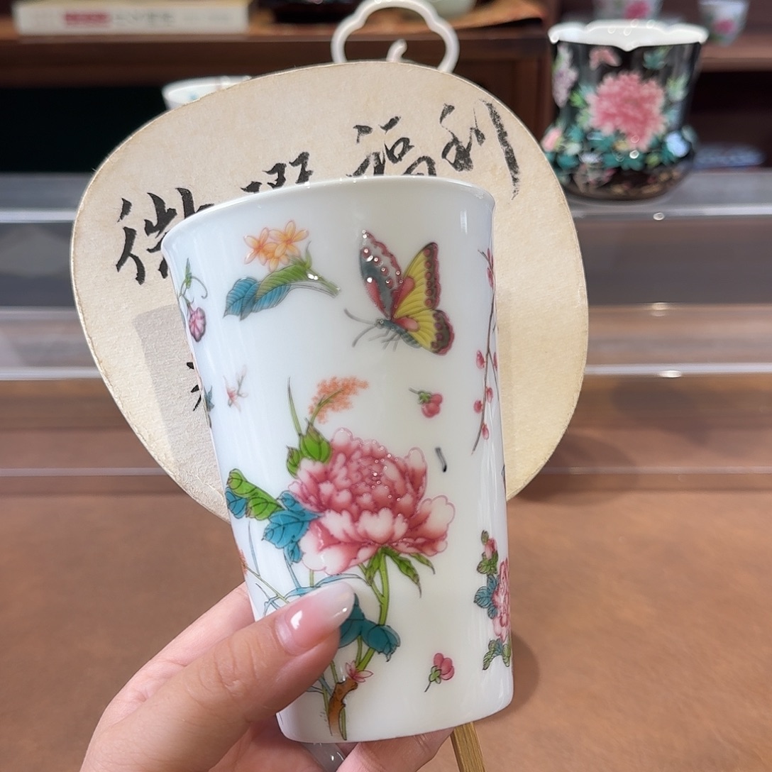 珐琅彩主人杯茶具套装