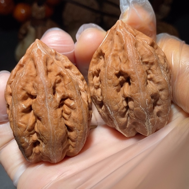 文玩核桃把件东北楸子小雪14