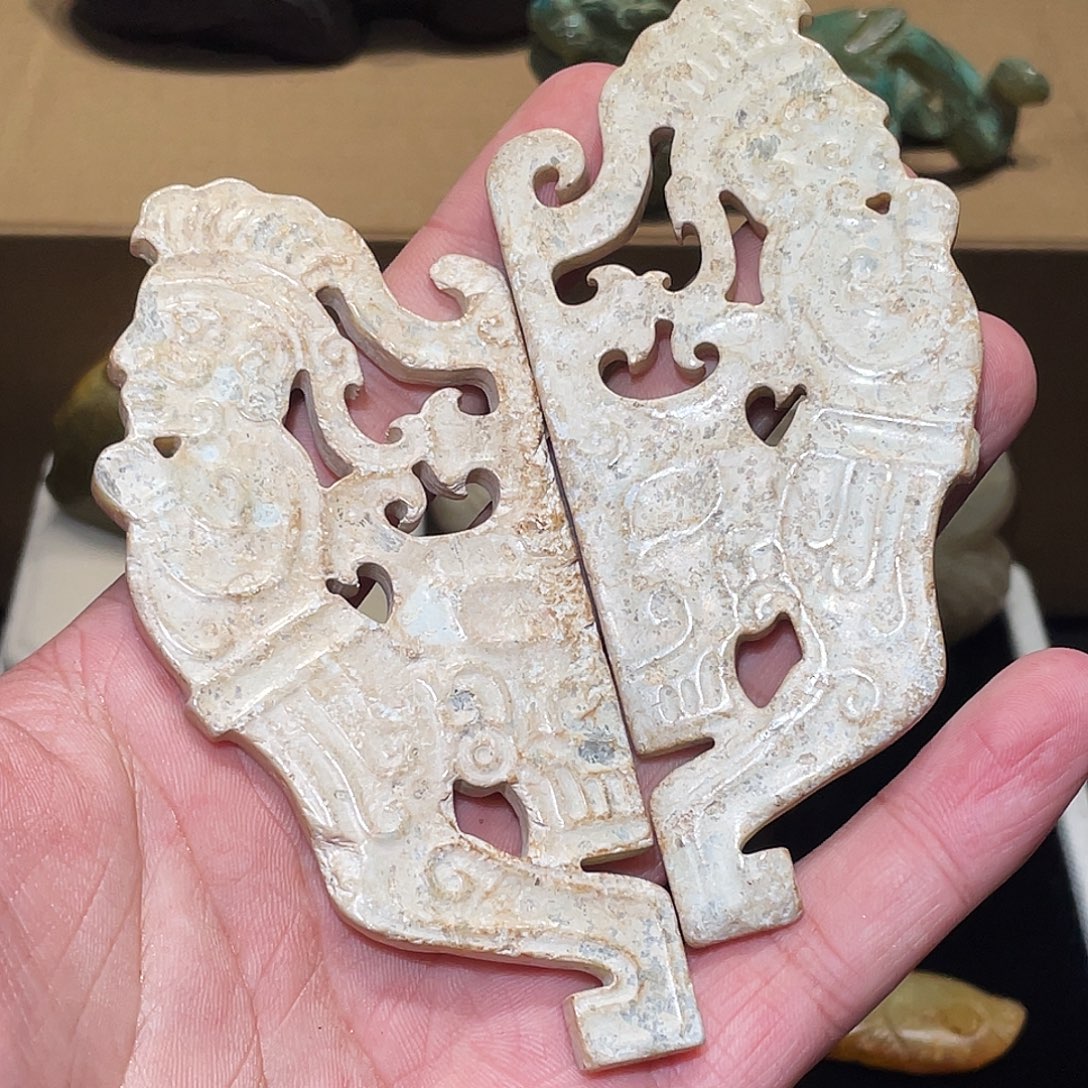 豪***丈和田玉（糖玉）未镶嵌挂件