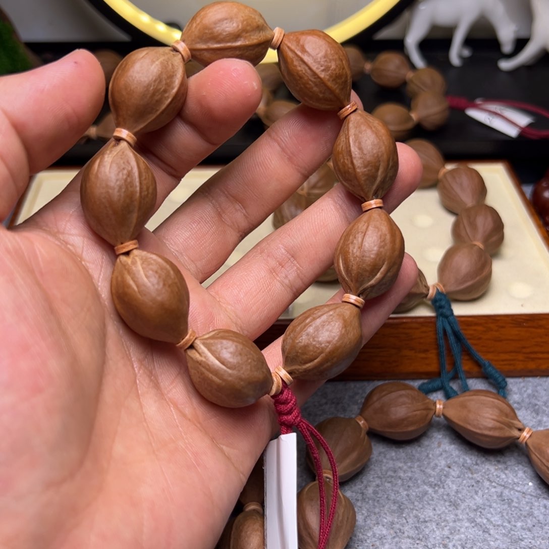 橄榄核手串/手链甜***?梅林铁核19.5/27