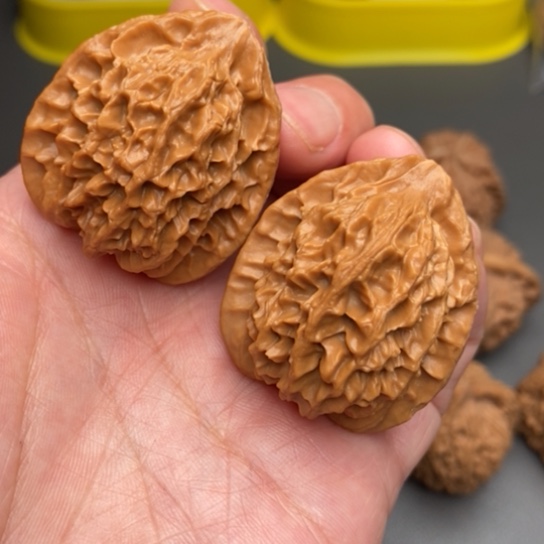 文玩核桃把件水波纹35尺